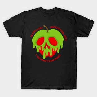 An apple a day keeps everyone away if you throw it hard enough T-Shirt